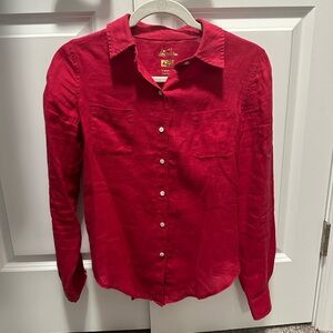 Brand New! Lilly Pulitzer Sea View Linen Shirt